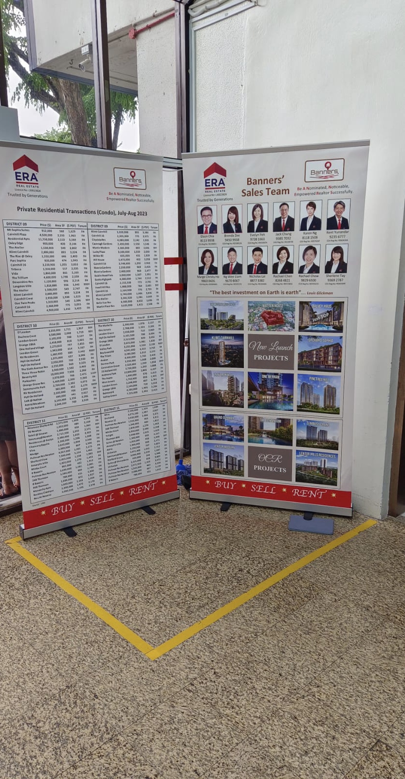 Banners Division ERA -Singapore Property Agent